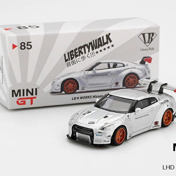 Mini Gt Minigt Liberty Walk Lbwk Nissan Gtr R35 Magic Pearl Ready Stok