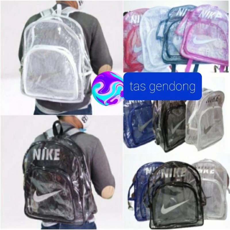 Tas Ransel TRANSPARAN PACK TRANSPARAN Fashion Cowok Korean Style Ready Stock Murah Y9K0 Terbaru Back
