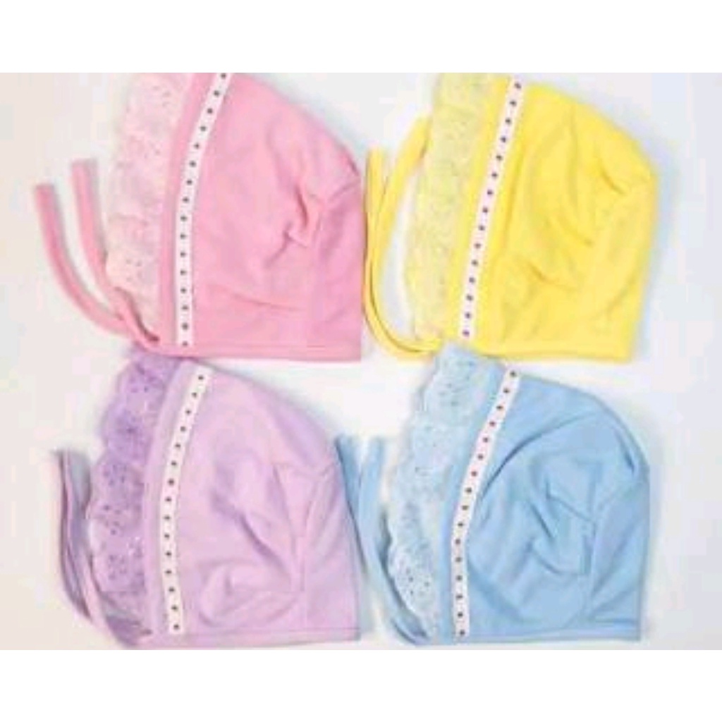 Okiyo - 1 Pc Topi Bayi Renda Topi Bayi Perempuan Lucu