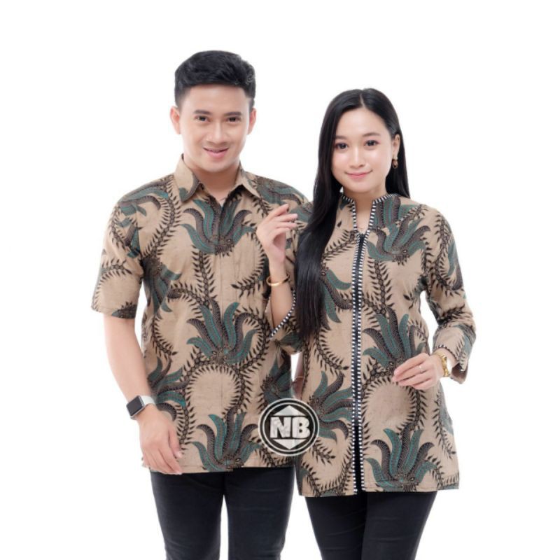 Maura Couple - Sania Ruffle Batik Couple - Batik Modern