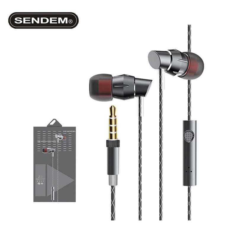 Earphone SENDEM X26 In-ear Earphone Headset Microphone With Extra Bass