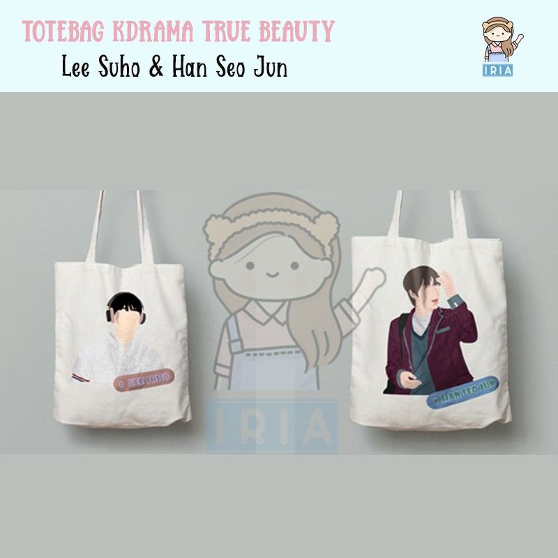 Totebag / Tas Kanvas - K Drama True Beauty Suho Seo Jun Jun Kyung