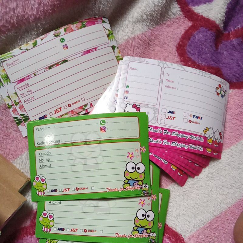 

Stiker pengiriman Olshop