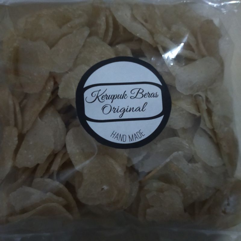 

Kerupuk Beras Original mentah isi 500 gram