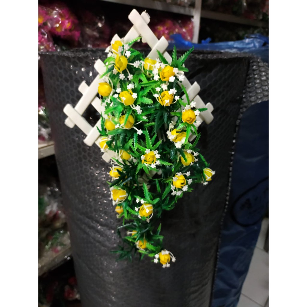 Bunga Rambat  karmelia/Bunga Plastik/Rambat Dinding/Bunga hias