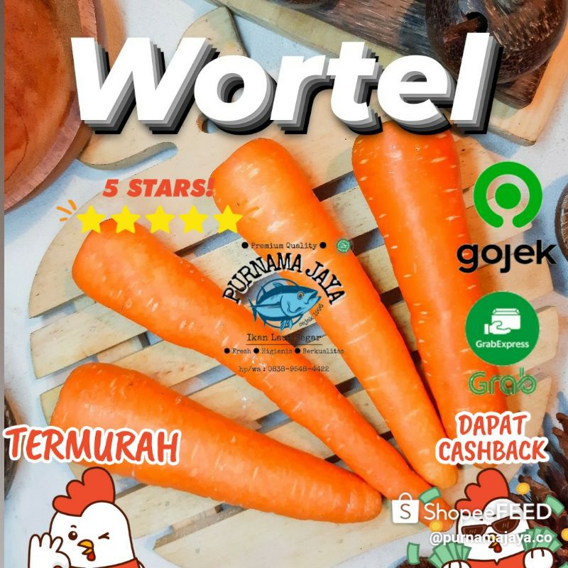 

Wortel Import / Lokal Segar