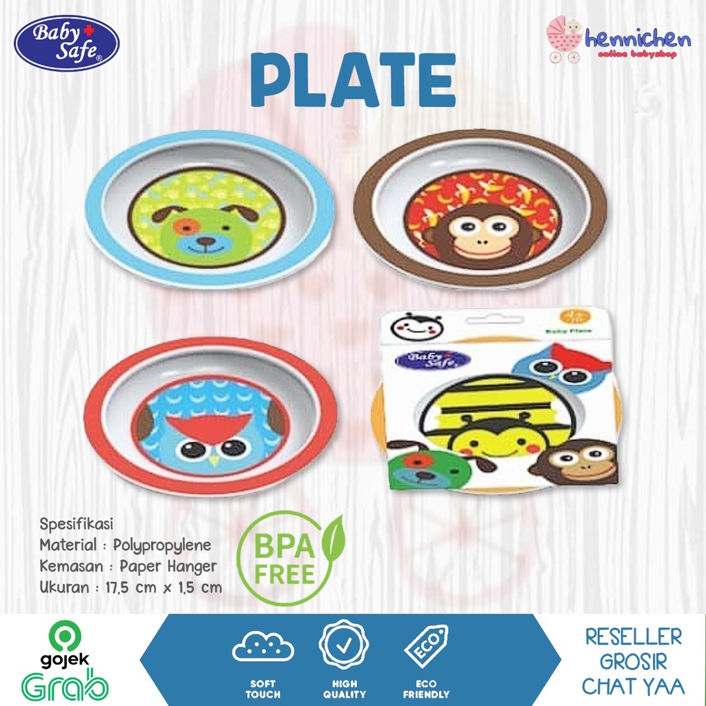 BABY SAFE PLATE - PIRING BABY SAFE - PIRING MAKAN ANAK SK002