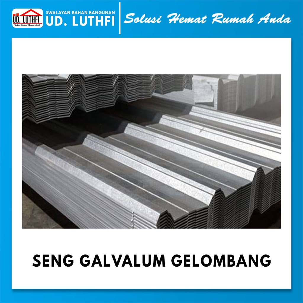 Seng Galvalum Gelombang tebal 0.25