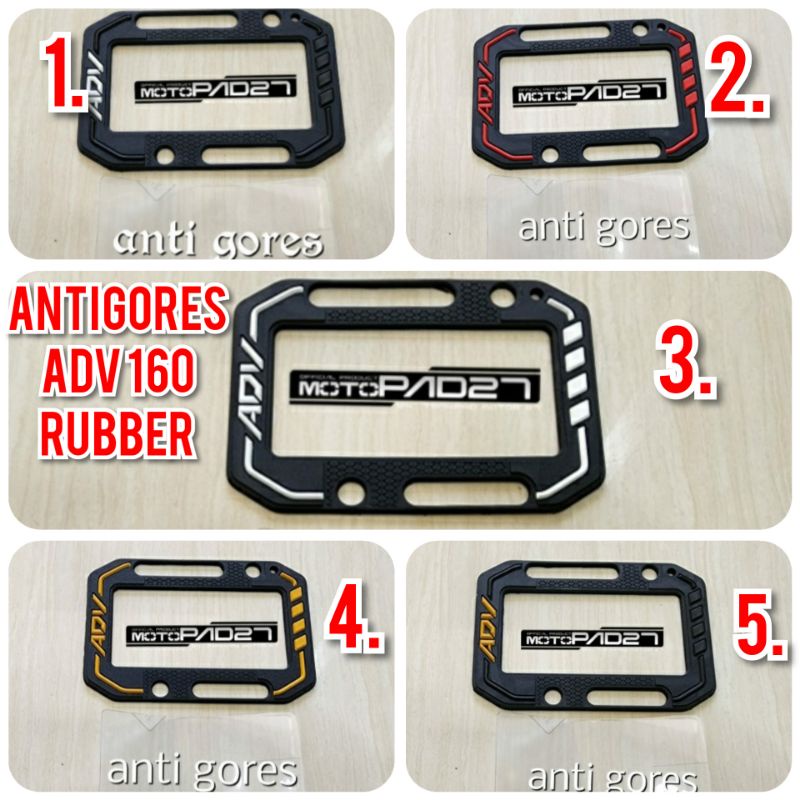 Stiker antigores spidometer ADV 160 bahan Rubber