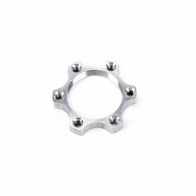 Adaptor sambungan piringan rem cakram rotor disc brake 44 mm hub ulir aloy sepeda