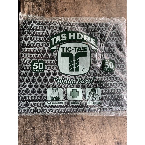 Jual Kantong Plastik Kresek Jumbo Hijau Tictas Hitam Pack Shopee Indonesia