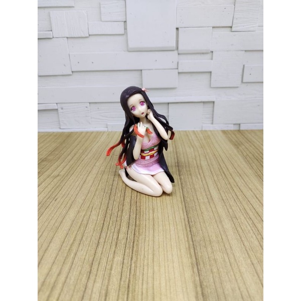 action figure demon slayer nezuko kamado box pink