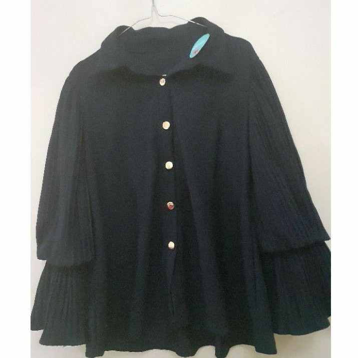 Atasan kemeja  Lengan Balon plisket busui by mizzle