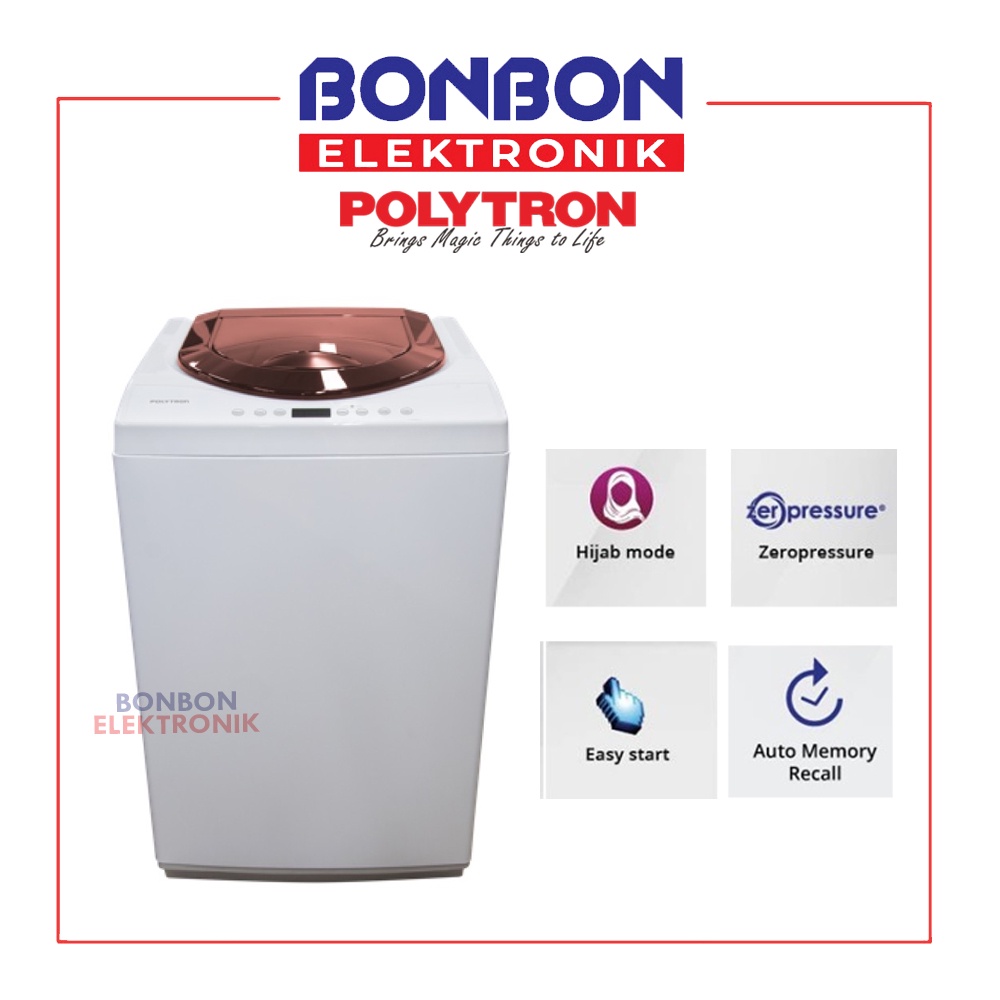 Polytron Mesin Cuci 1 Tabung 7.5 KG PAW-75517WM / PAW 75517WM