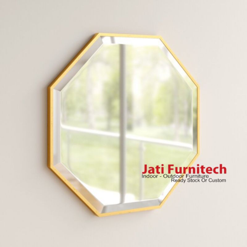 Frame Mirror Bevel // Kaca Cermin Bevel