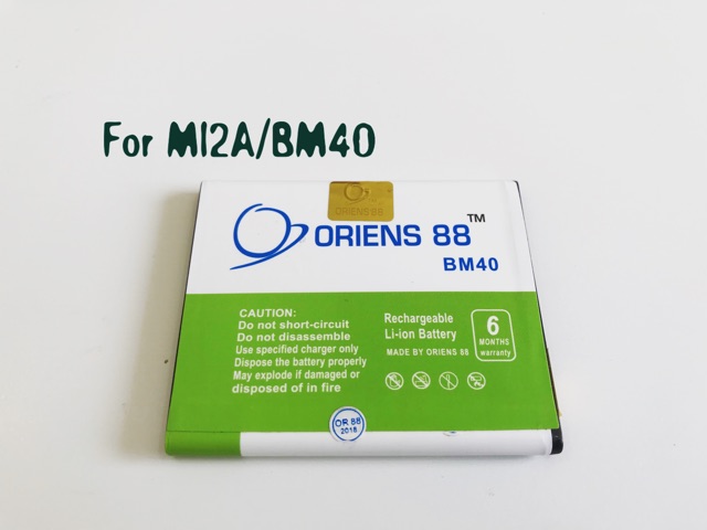 (P) Baterai batre battery Xiaomi Mi 2A/ Mi2A / BM40 double power/IC ORIENS88