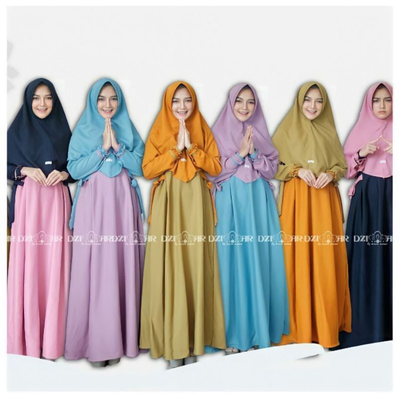 GAMIS MOSCREPER ZAFIRA BUSUI TALI REMAJA TERBARU TERMURAH