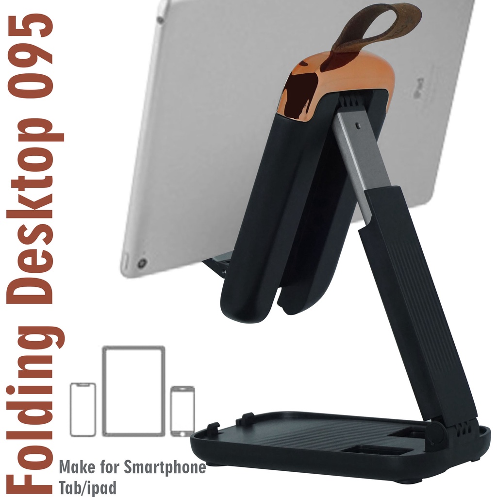 Folding Dekstop 095 Stand Dudukan Handphone Universal Phone