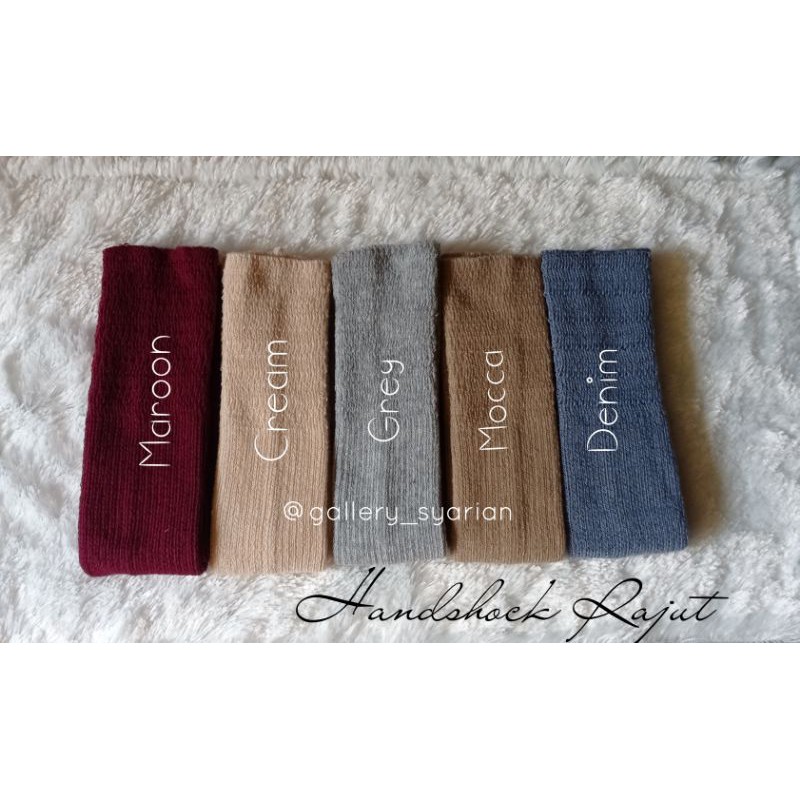 MANSET RAJUT / HANDSHOCK RAJUT / MANSET TANGAN RAJUT MURAH-1