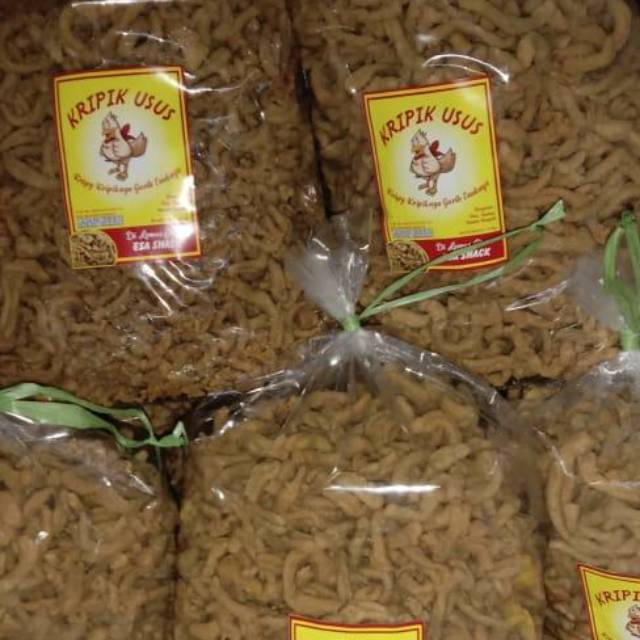 

Keripik Usus Ayam Berbalur tepung Renyah gurih enak rasa original