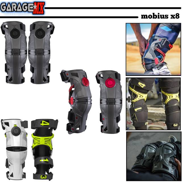 KNEE BRACE MOBIUS X8. KNEE GUARD MOBIUS.PELINDUNG LUTUT MOBIUS.MOTOCROSS.TRAIL.TRABAS.MTB.DOWNHILL