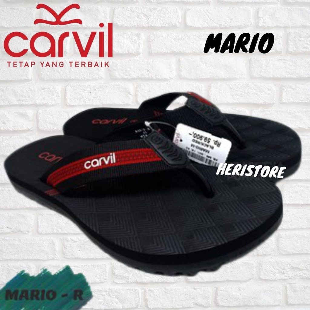CARVIL MARIO/Sandal Carvil Jepit Original/sandal kasual/sandal termurah/sandal karet/sandal pria/san