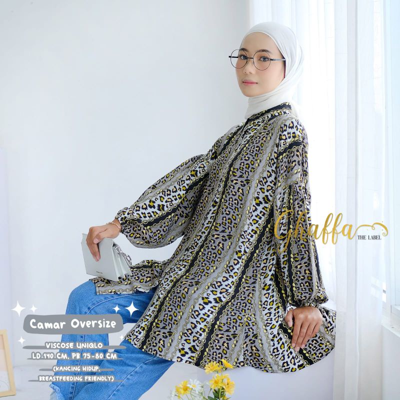 Blouse oversize muslimah / Camar oversize by ghaffa the label / Oversize premium muslimah