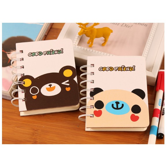 

HB 021 Buku Memo Spiral Bear GOOD Friend