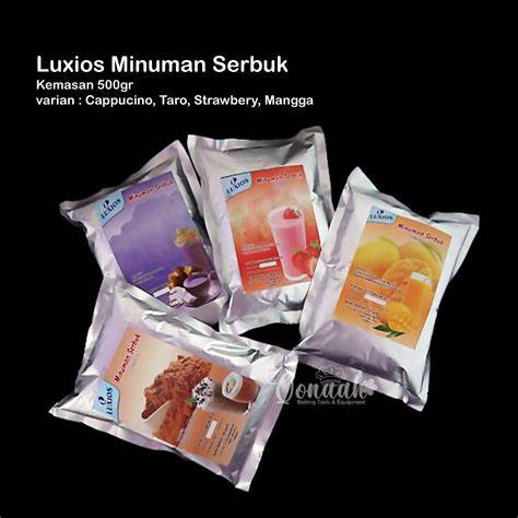 PROMO MURAH BUY1GET1 Luxios Powder Drink Ekonomis 500 gram BUBUK MINUMAN RASA