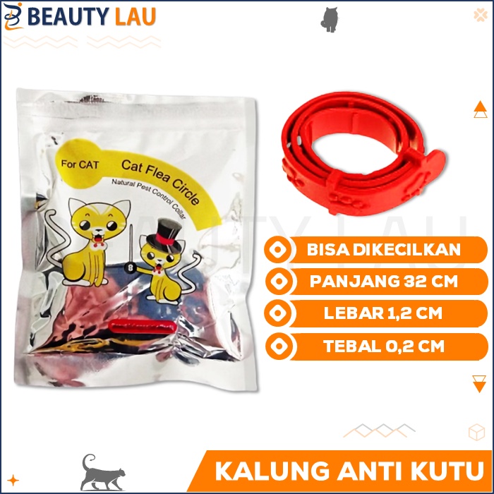 KALUNG ANTI KUTU UNTUK KUCING NECK PET CAT COLLAR ANTI FLEA TICK MURAH