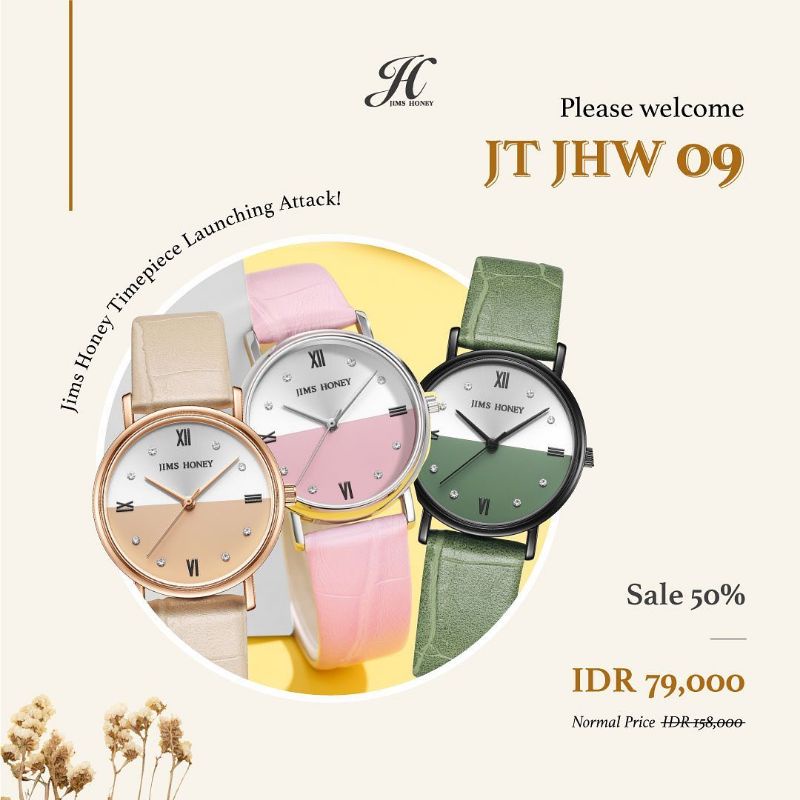 JIMS HONEY JAM TANGAN WANITA JHW 09