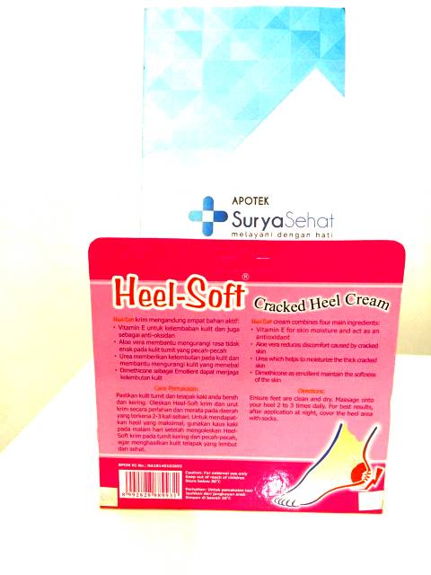 Heel Soft 20g / 50g Krim Kaki Kering dan Pecah-pecah