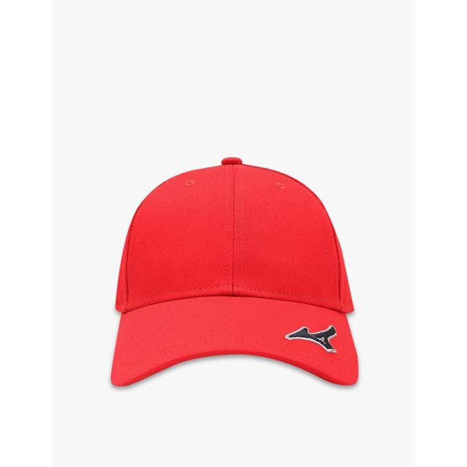 Topi Golf Mizuno Embroidery Chinos Unisex Cap - Fiery Red1