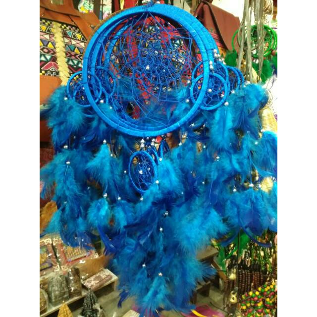 (BISA COD) DREAM CATCHER PENANGKAL MIMPI BURUK WARNA-WARNI - PAJANGAN DEKORASI DINDING PINTU RUMAH