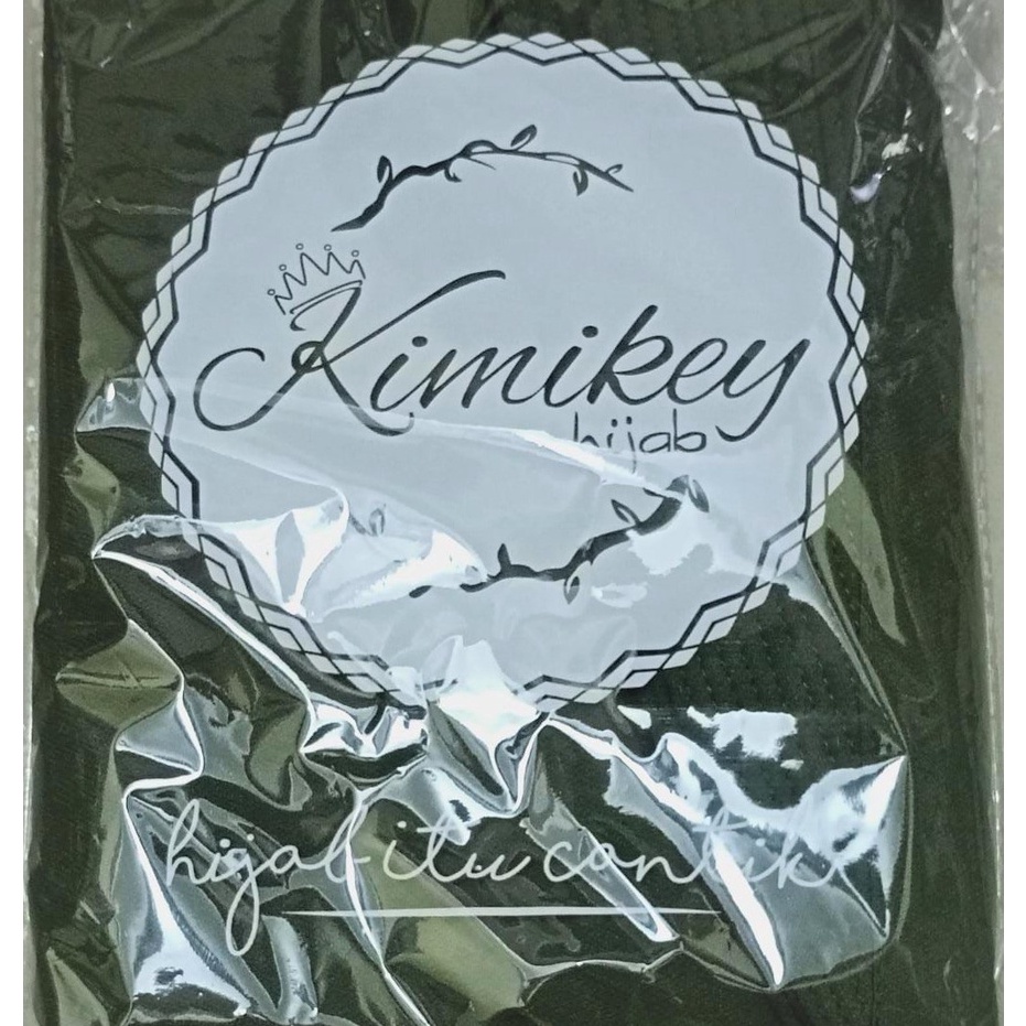 Jilbab Instan Pad Soraya By Kimikey-HIJAU BOTOL