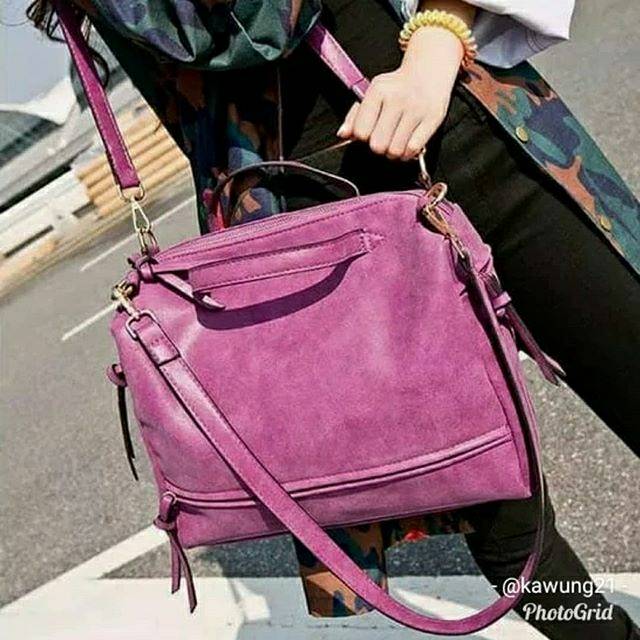 TW1833 Shoulder Bag Premium Impor Warna Warni Cantik Unik Tas Bahu Selempang Keren