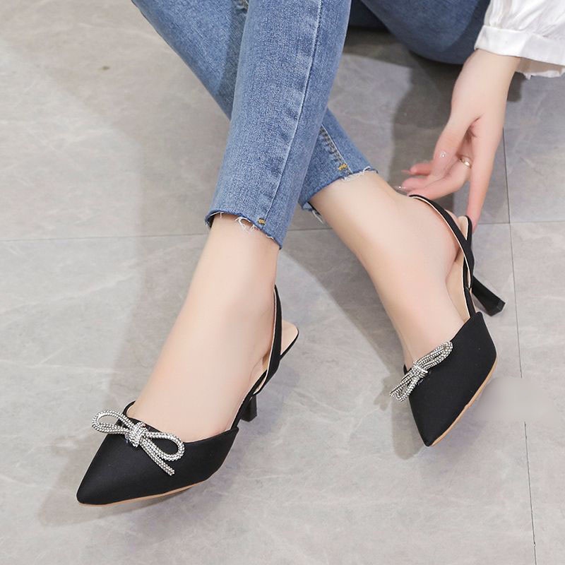 RYX - Satin Cassandra Sepatu Heels Hak Wanita Fashion Casual / Pesta - Ori Import