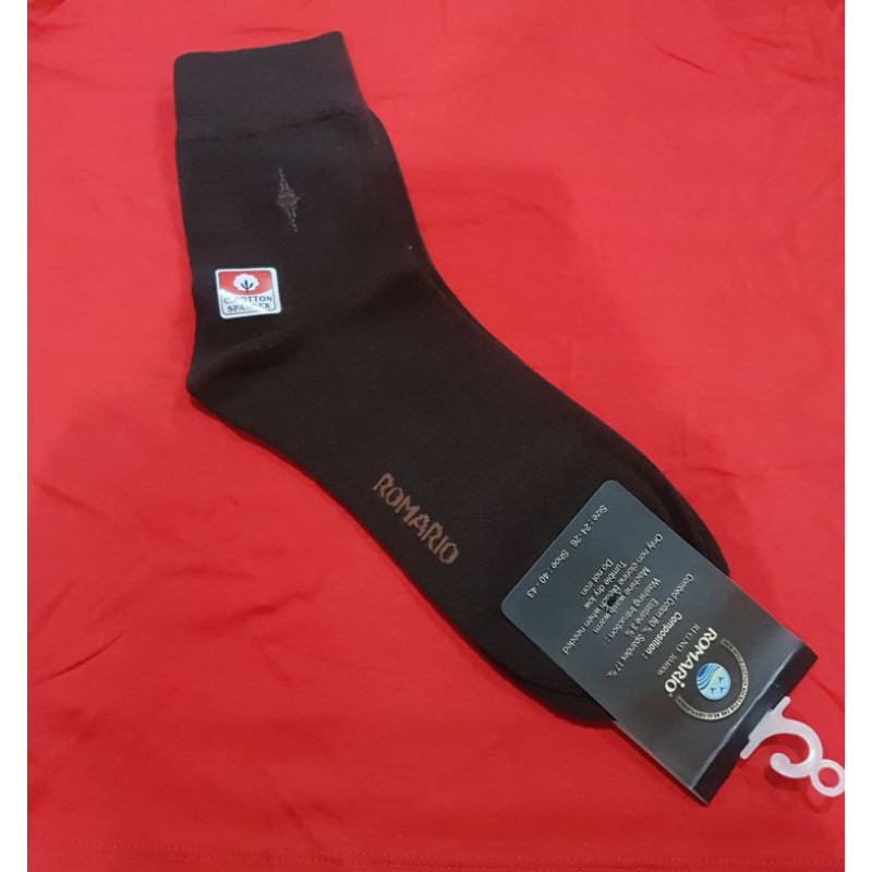 1 pc Kaos kaki pria casual 3/4 merk Romario