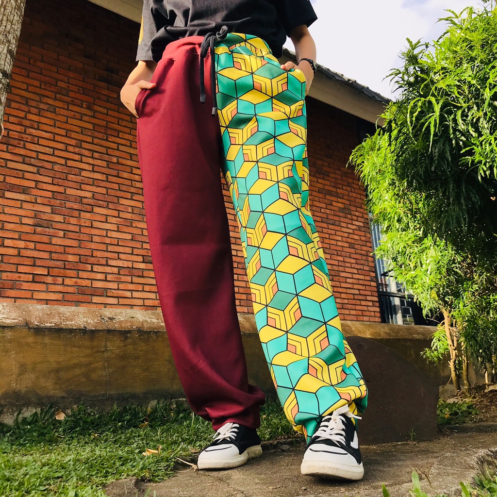 Celana Olahraga Jogger pants Tomioka Giyu Kang Santuy Premium Unisex