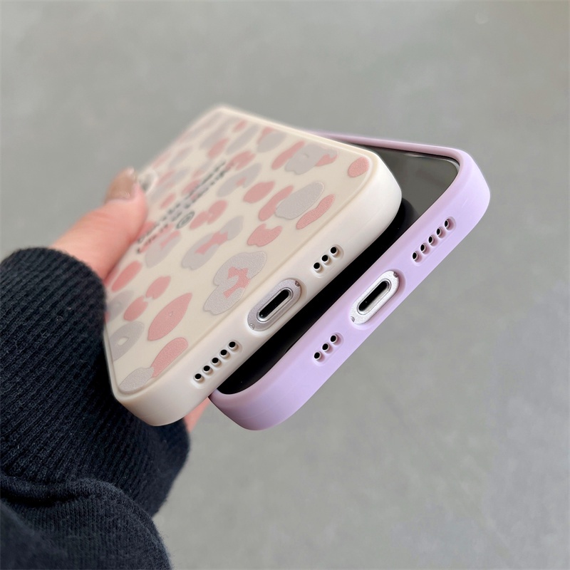 Casing Iphone 11 12 13PROMAX X XS XR XSMAX 6 7 8 + Shockproof Motif leopard