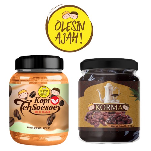 

Promo OlesinAjah Selai Kopi Teh Soesoe 200Gr + Korma 200Gr
