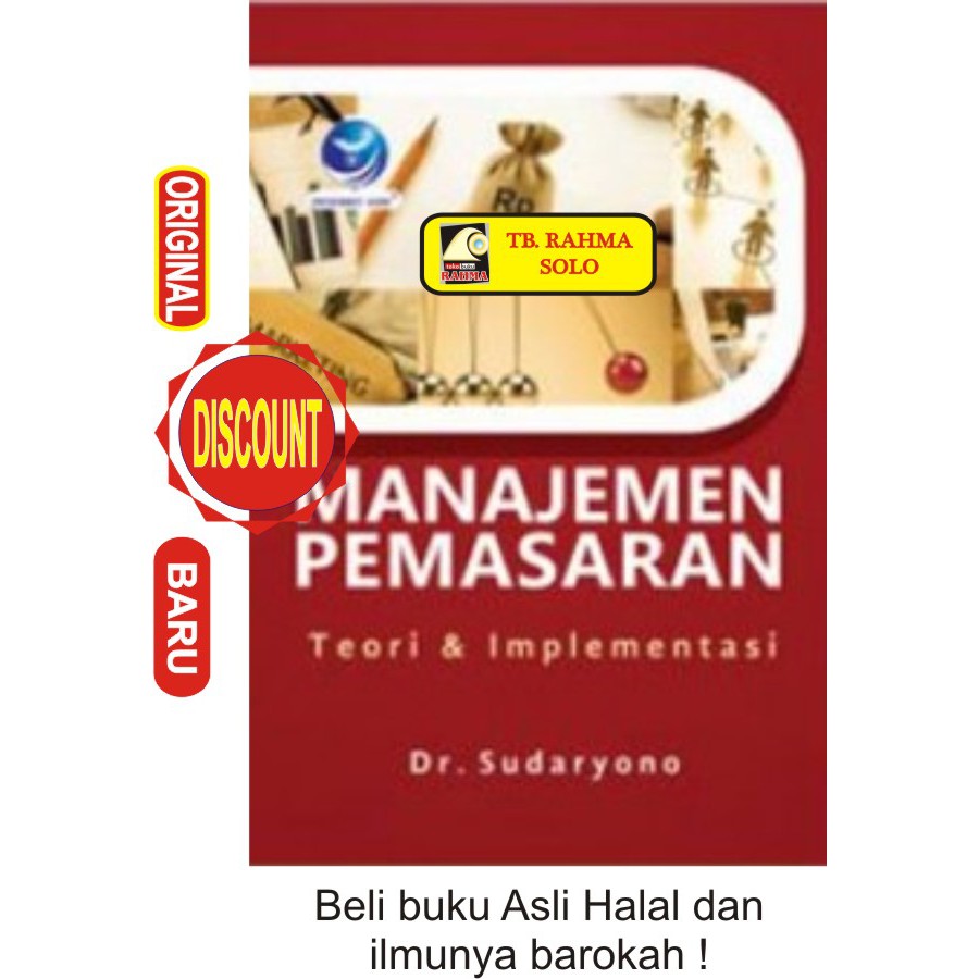 Manajemen Pemasaran Teori dan Implementasi Sudaryono Andi Buku Original