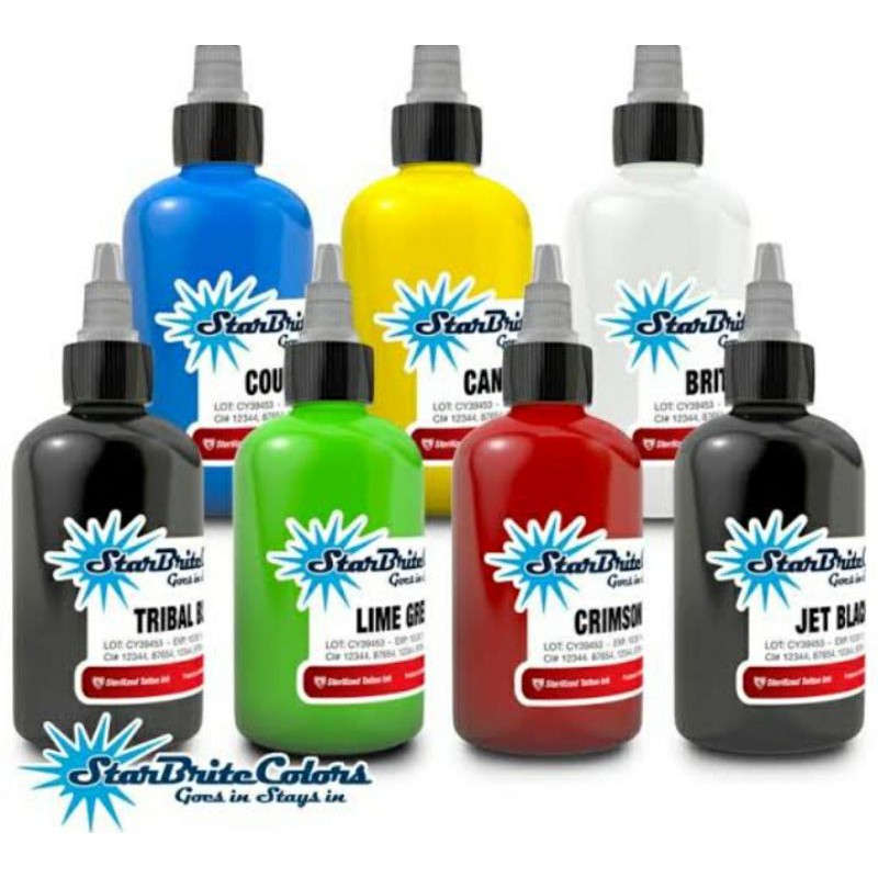 tinta tattoo starbrite ORIGINAL tinta tattoo tattoo ink tinta tato tato ink tinta tattoo starbrite