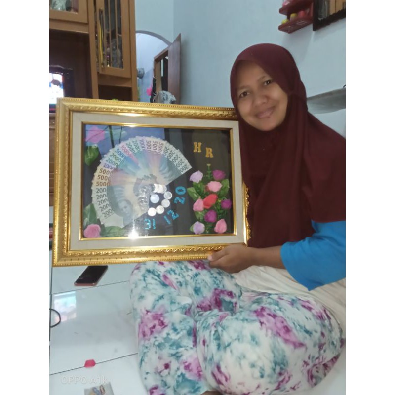 Frame/Frame Mahar/Bingkai Mahar/Mahar dari uang/Bingkai