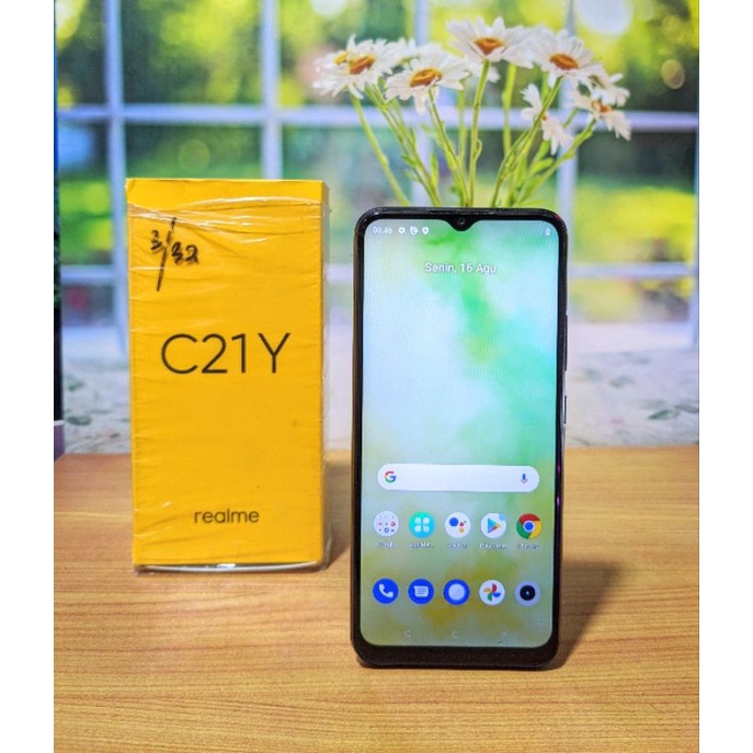 Realme C21y Dual Ram 4/64gb Ex Resmi Indonesia