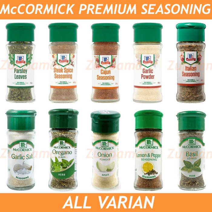

Siap Kirim Mccormick Seasoning Powder Leaves Ground All Varian - Basil Leaves