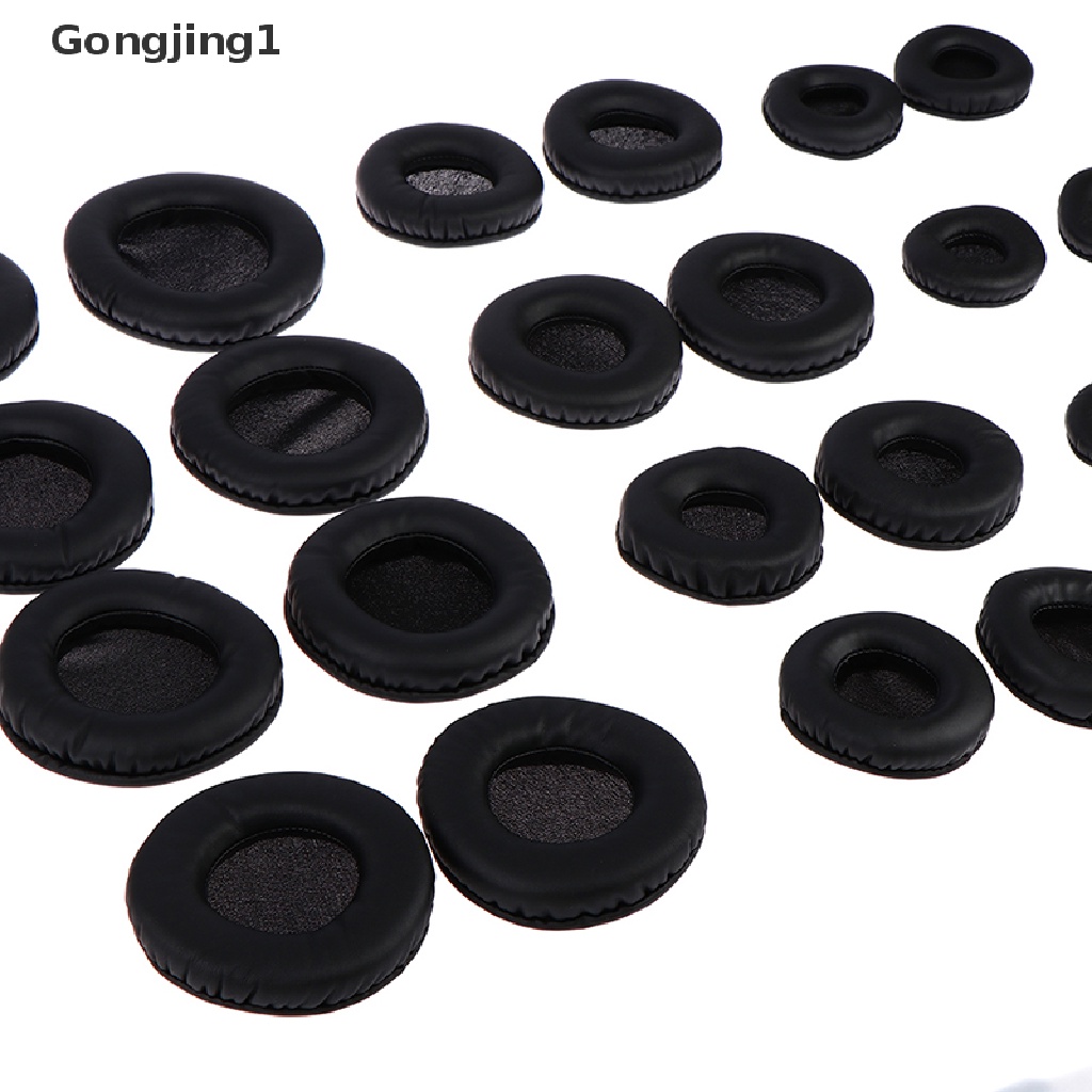 Gongjing1 2Pcs Pad / Bantalan Busa Headphone 50 / 55 / 60 / 65 / 70 / 75 / 80 / 85 / 90 / 95 / 100Mm