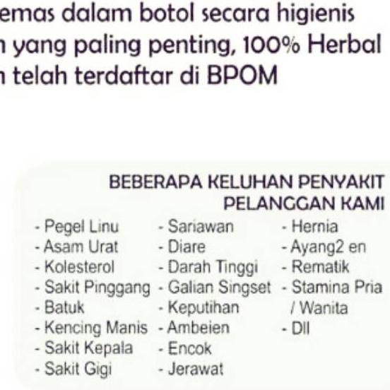 

⚡ERBA MURAH/❤️kedai❤️JAMU HERBAL KEDAI SEHAT (pusat) untuk daya tahan tubuh anti covid❤️kedai❤️JAMU HERBAL KEDAI SEHAT (pusat) untuk daya tahan tubuh anti covid/paling murah