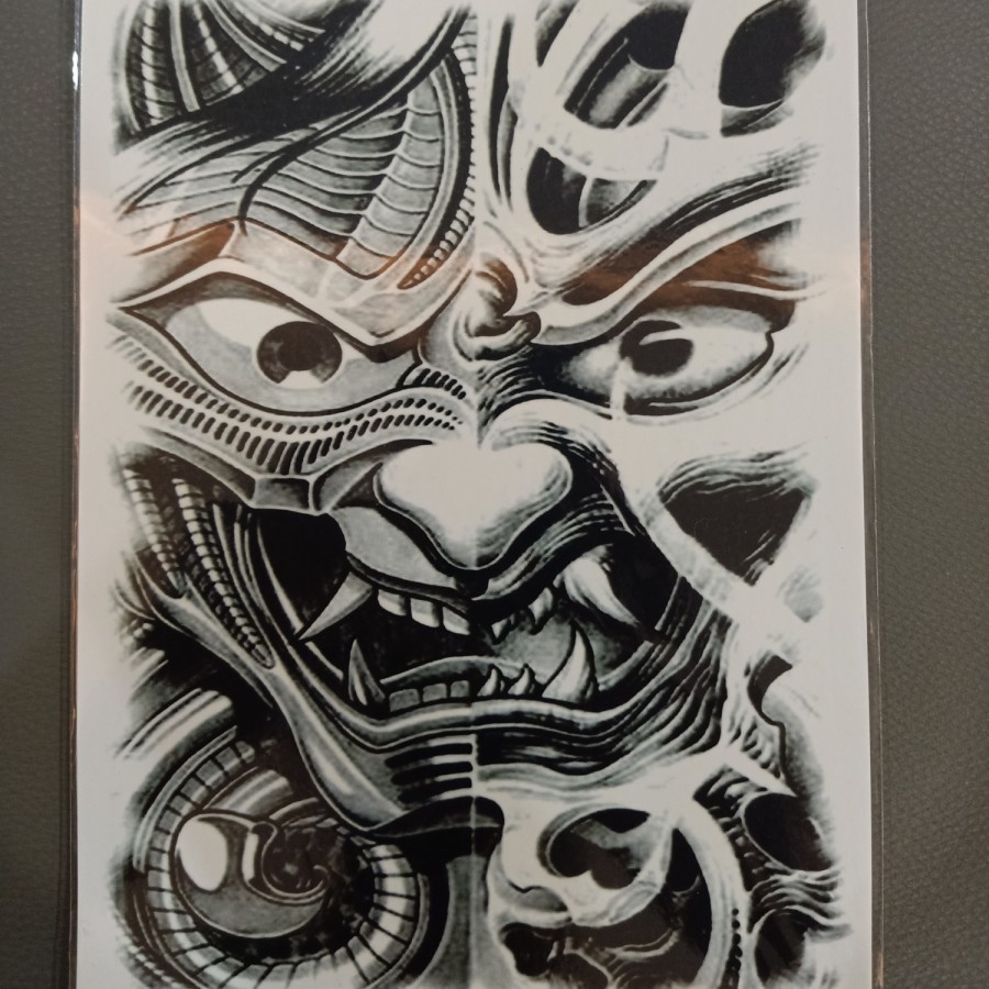 { BISA COD } TATO TEMPORER DEVIL / Temporary Tatoo sticker palsu