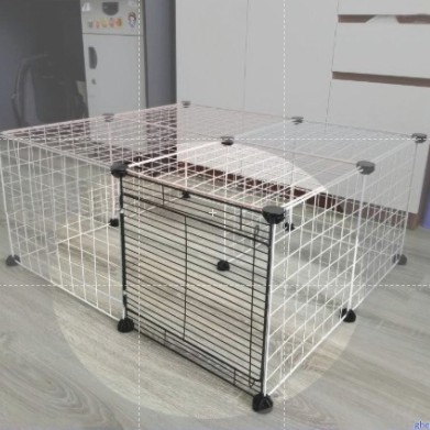 Kandang Hewan Peliharaan  / Kandang Anjing / Kandang Kucing / Kandang Hamster Burung Pagar Besi DIY-1 PcsPintuSekatPutih
